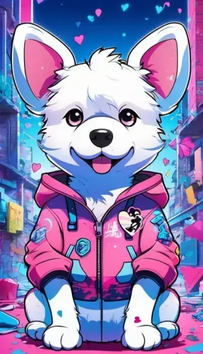 AI绘画丨动画小狗壁纸关键词分享