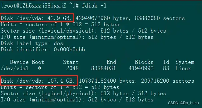 2024-04-09 centos硬盘分区与磁盘挂载