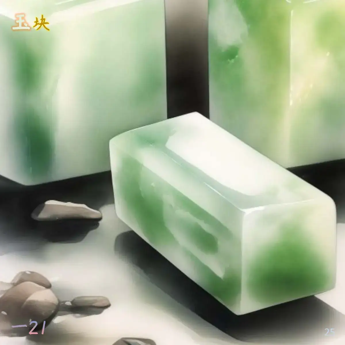 石部-金玉：珊瑚 琉璃，云母 石英，密陀僧 青琅轩 AI 纲目·图绘