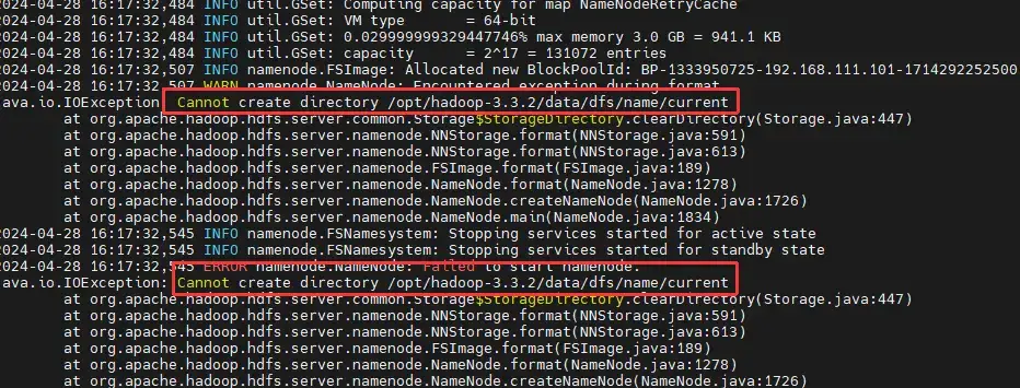 2024-04-28 Hadoop的安装部署