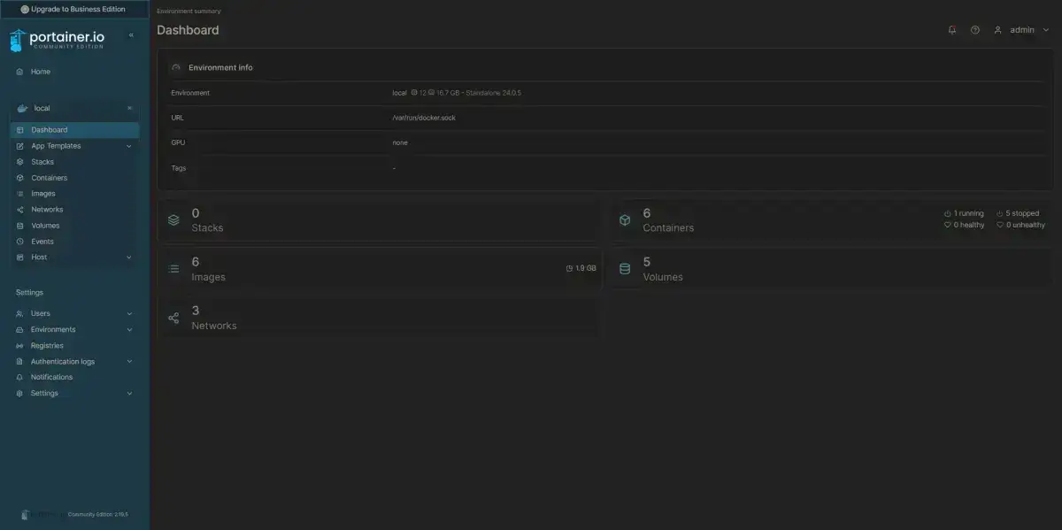 Portainer系列二:Docker下安装portainer