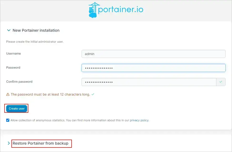 Portainer系列二:Docker下安装portainer