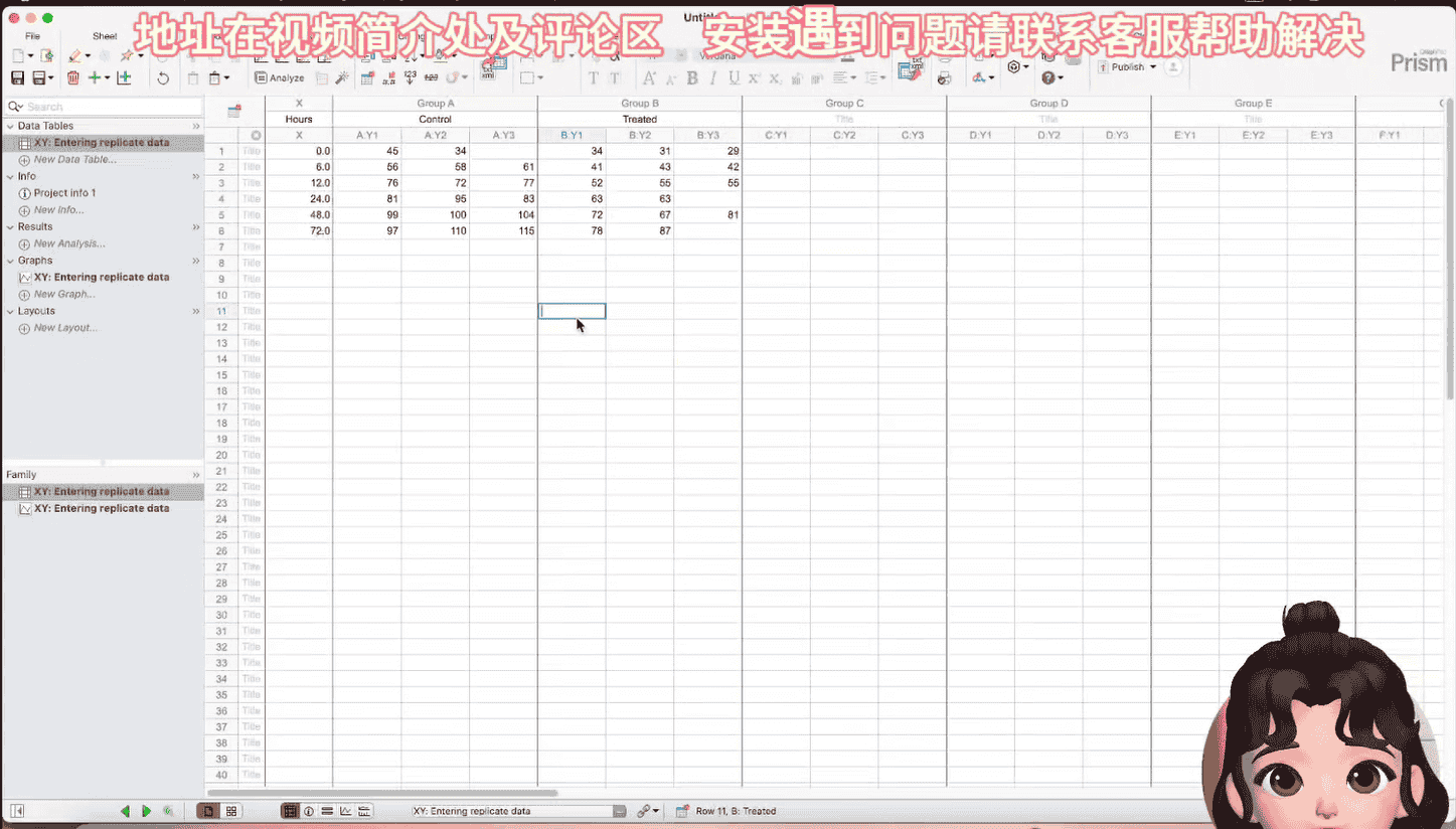 Graphpad Prism for Mac 医学绘图软件教程