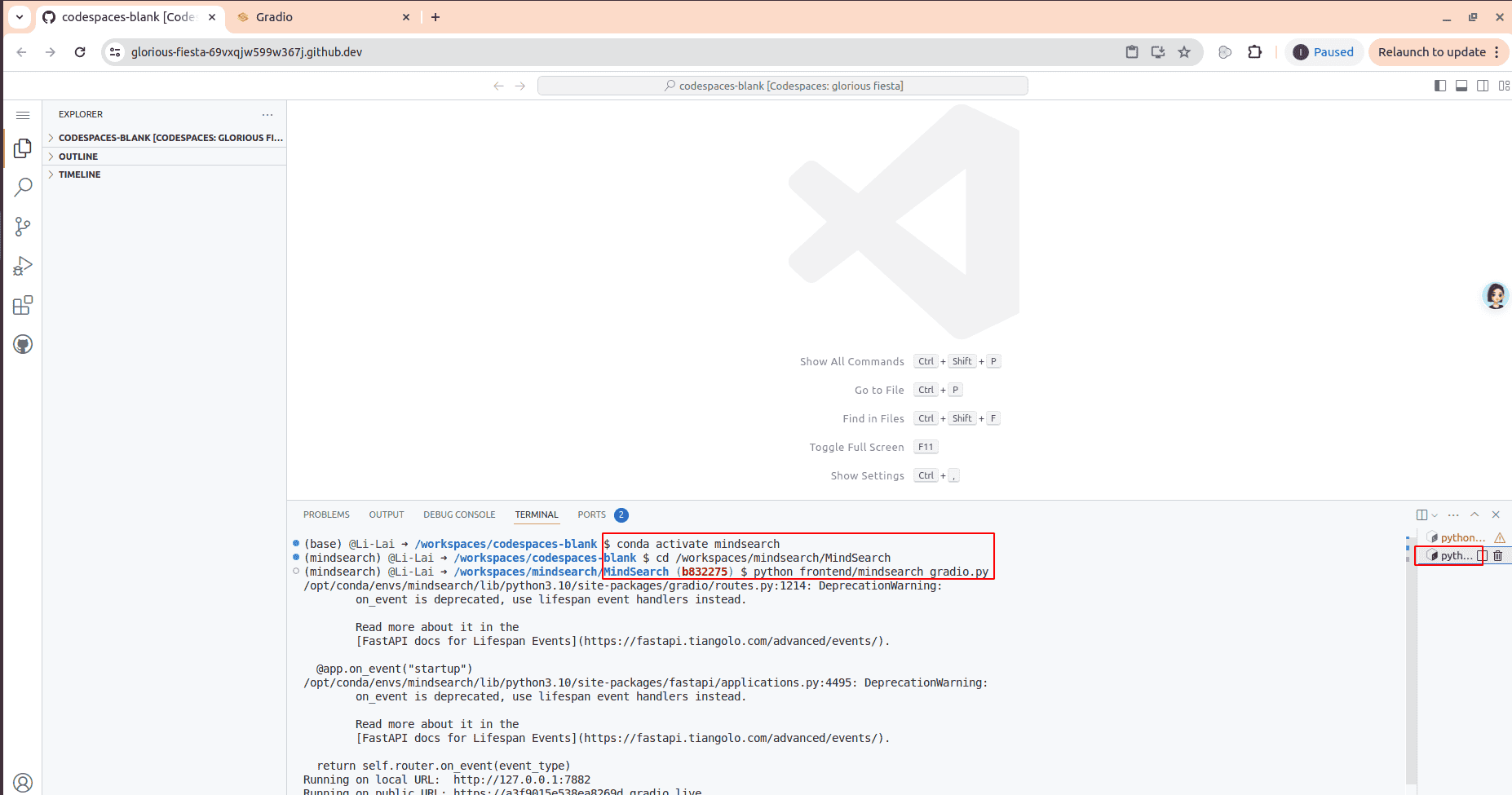 书生大模型实战营-进阶关卡-6-MindSearch 快速部署