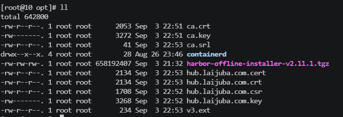 手把手教你搭建 Harbor 私有镜像仓库,包含完整的自签证书及验证过程