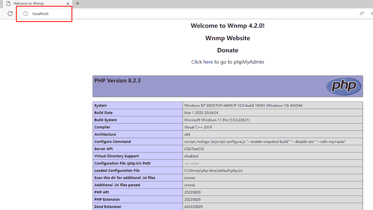 Wnmp本地Windows环境安装结合内网穿透实现远程访问详细教程