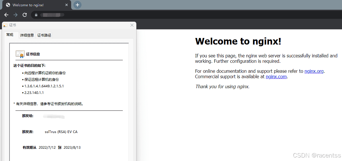 Nginx服务器安装SSL证书教程
