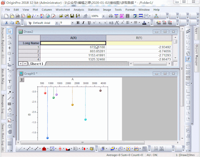 origin图上显示数据标签_教程 | Origin画的，漂亮得垂涎图