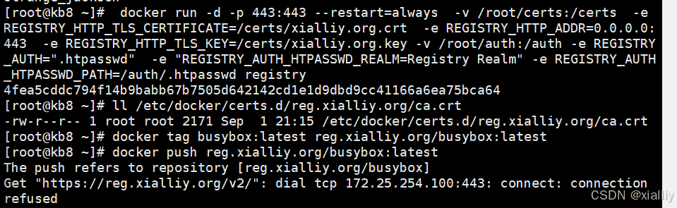 【docker】docker 镜像仓库的管理