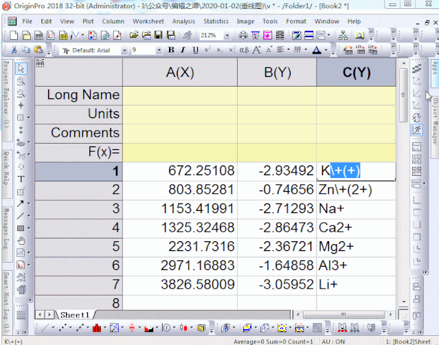 origin图上显示数据标签_教程 | Origin画的，漂亮得垂涎图