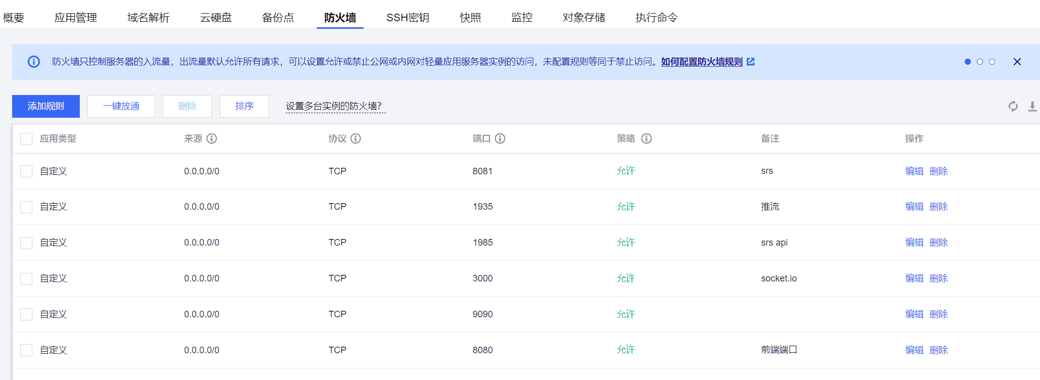 SRS实现网页和手机端简单直播