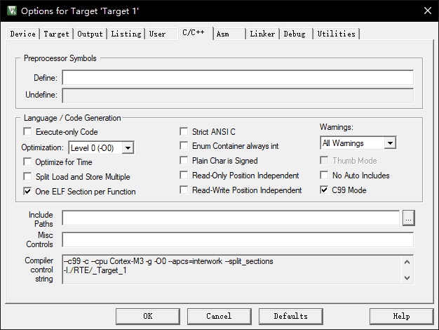 新建工程——STM32学习笔记2