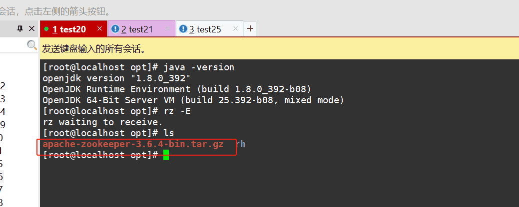 Zookeeper集群 +Kafka集群 之 (Zookeeper集群)