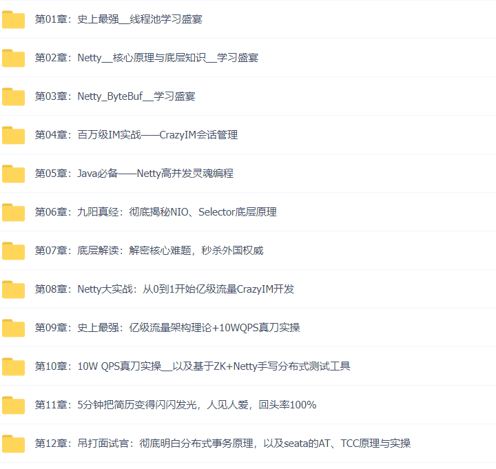 10万行代码28套JAVA高端架构P6/P7/P8架构 业务架构,架构设计,高并发