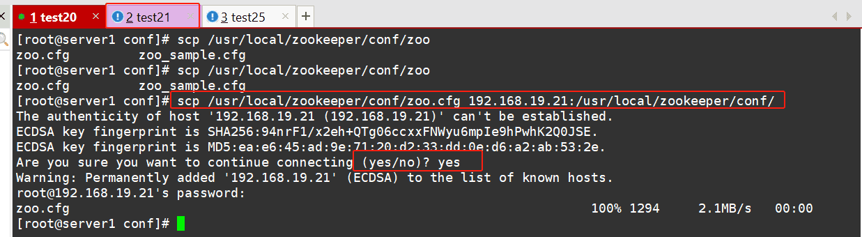 Zookeeper集群 +Kafka集群 之 (Zookeeper集群)