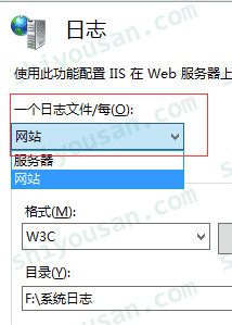 Windows Server查看W3SVC IIS服务器中对应的网站日志