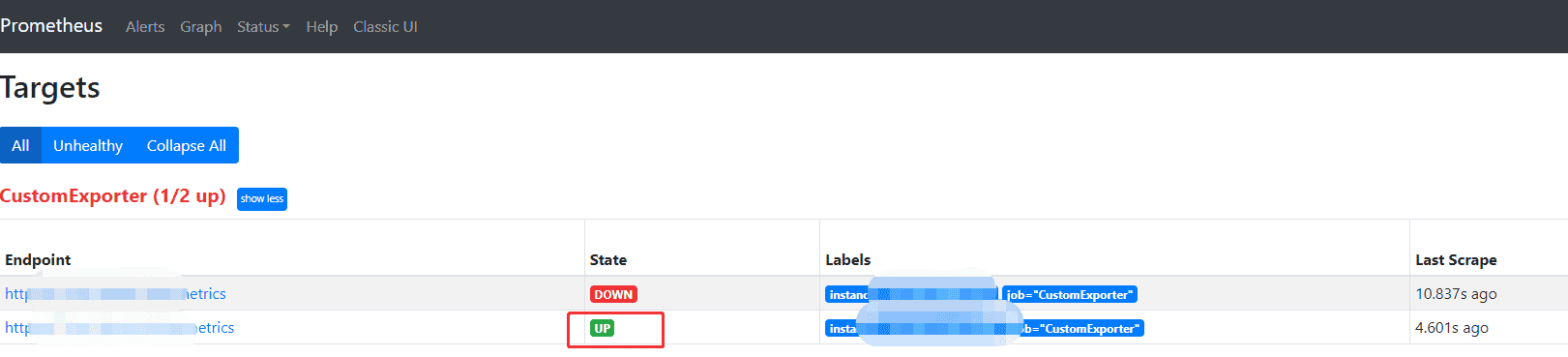 prometheus配置自己电脑ip查看指标