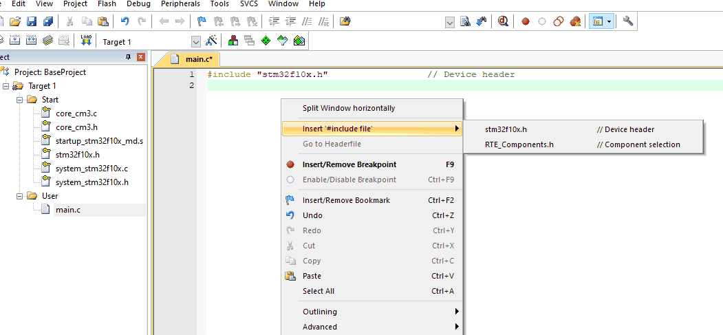 新建工程——STM32学习笔记2