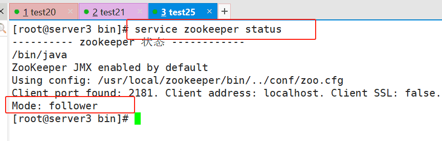 Zookeeper集群 +Kafka集群 之 (Zookeeper集群)