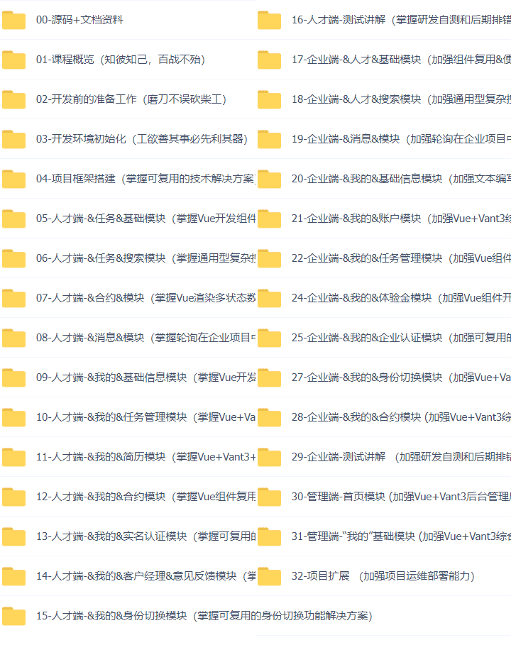 Vue+Express全栈开发项目实战技能:从0到1打造完整电商项目