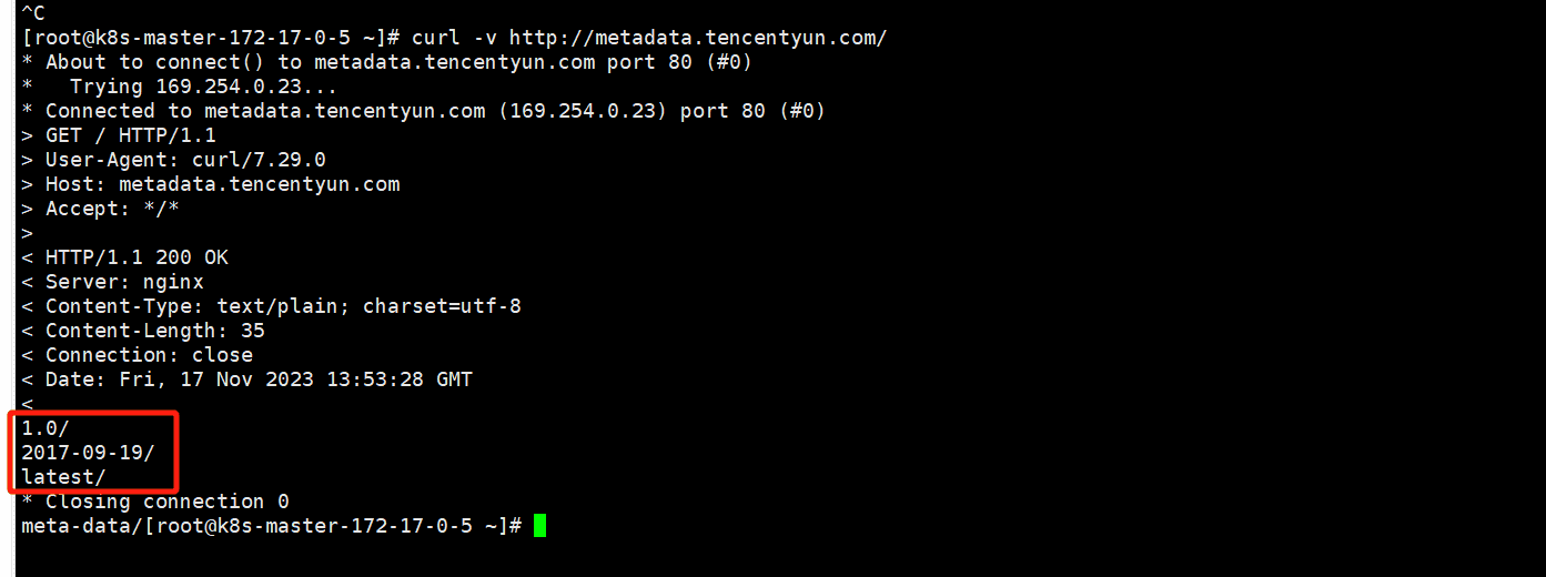 云厂商服务器实例元数据metadata的利用