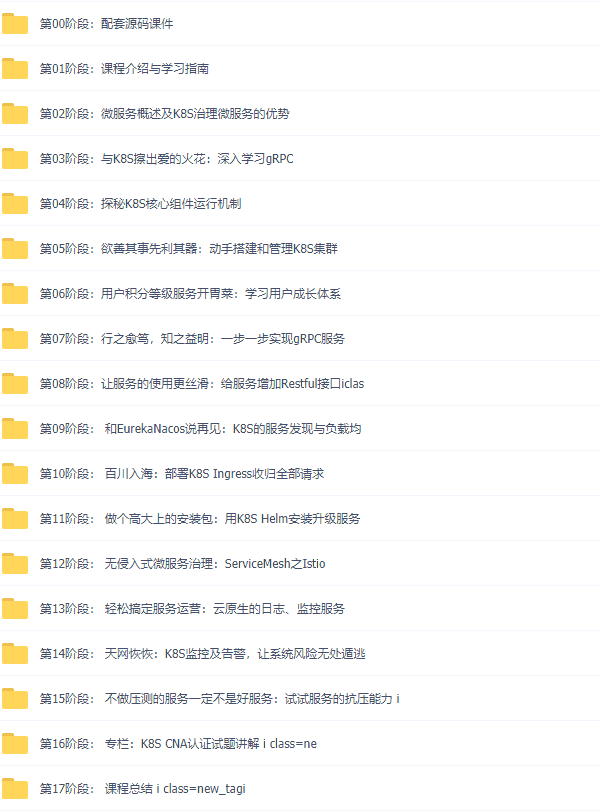云原生k8s 39套云原生实战教程K8s+Docker+DevOps
