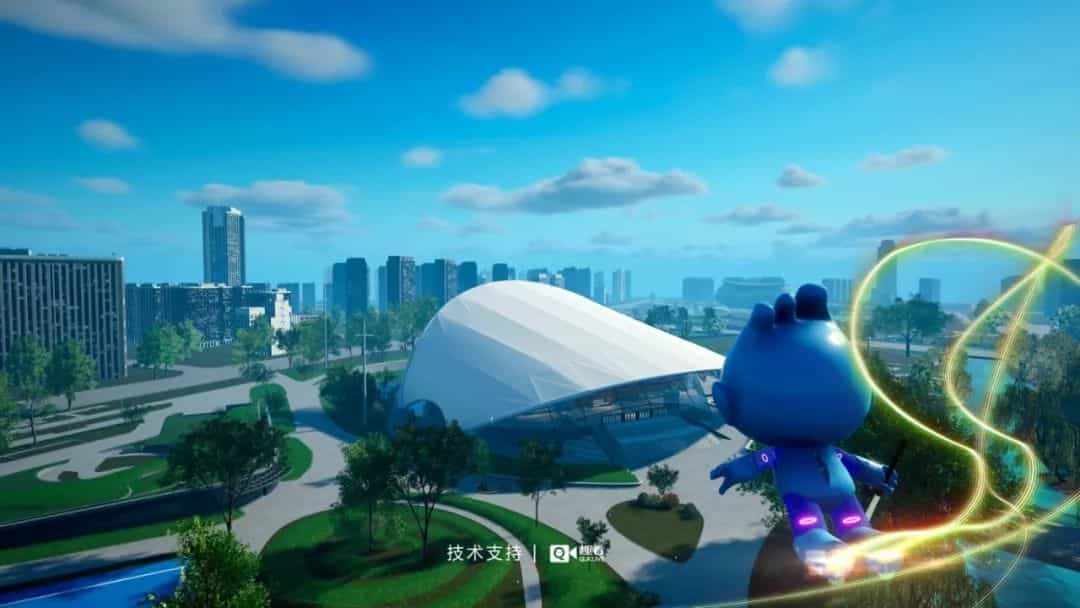 拱墅运河体育场元宇宙空间上线,实时云渲染助力沉浸式浏览场馆