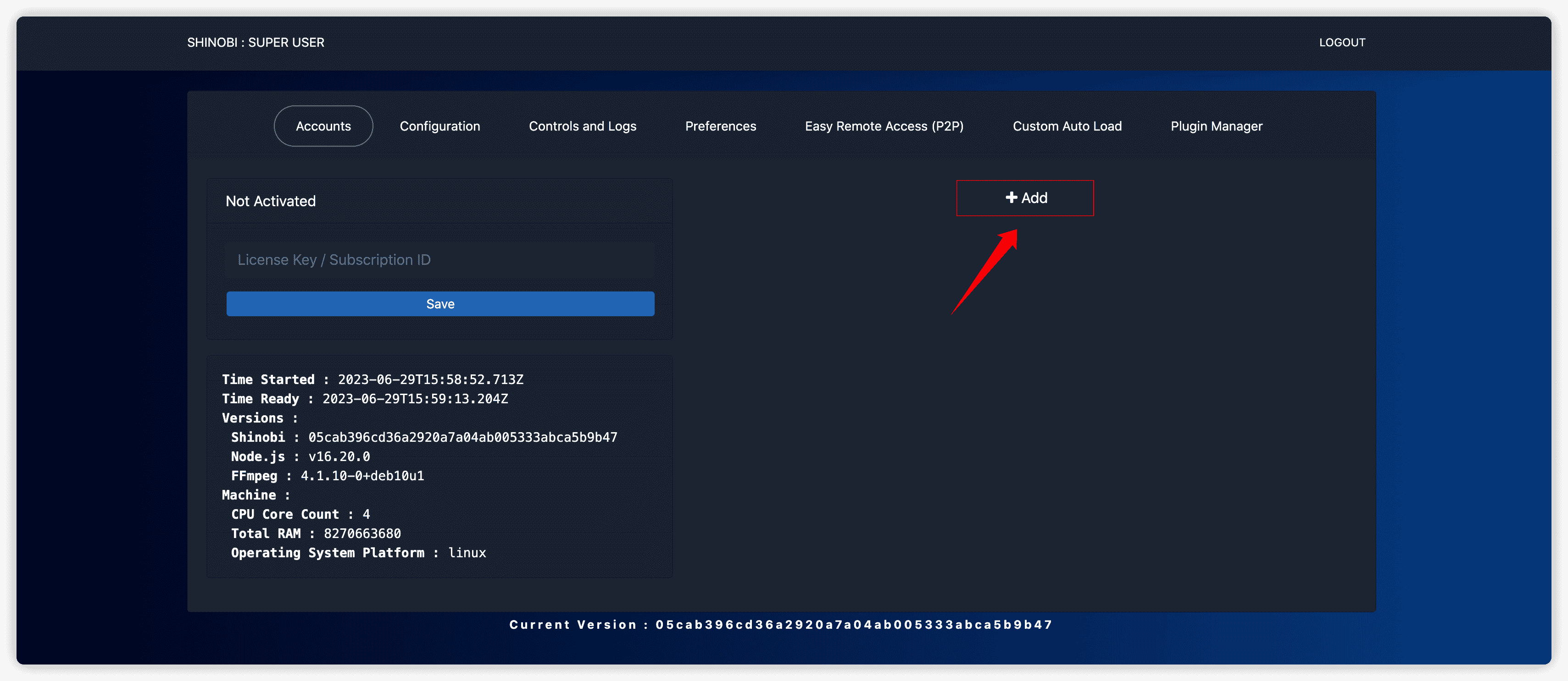 开源视频监控服务器Shinobi[转]