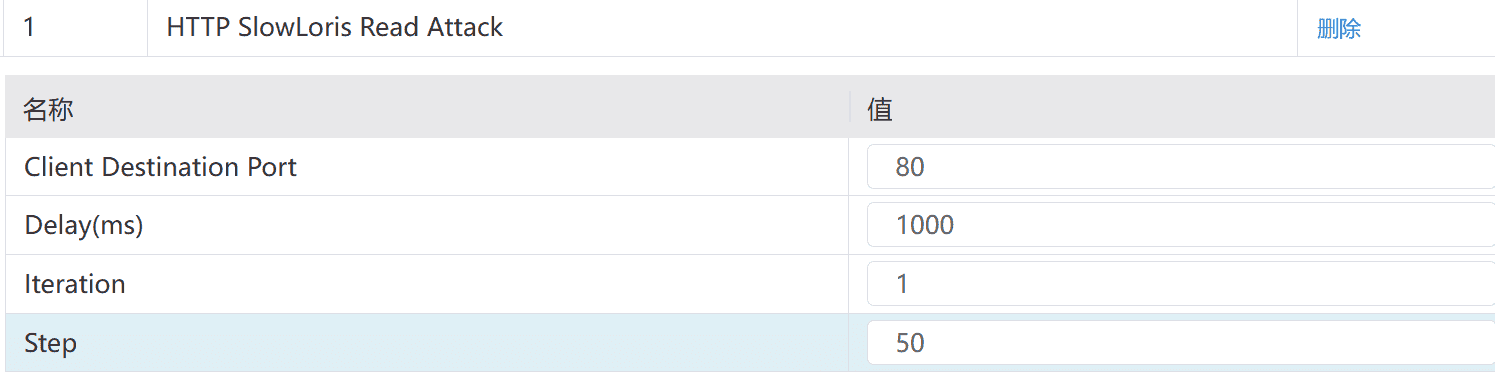 慢速攻击类型原理及测试配置